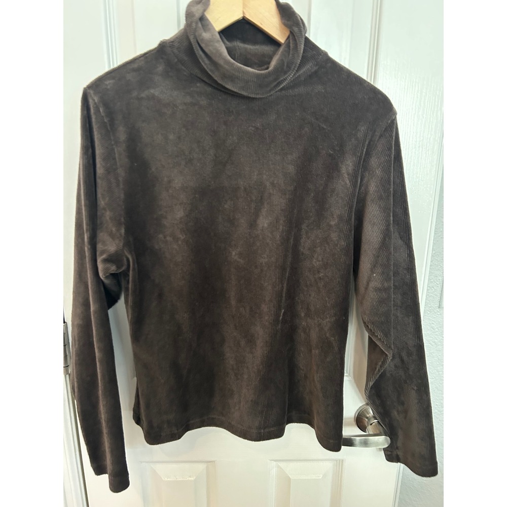 GAP Womens Black Eyelet Cotton Long Sleeve Button Down‎ Shirt Small
